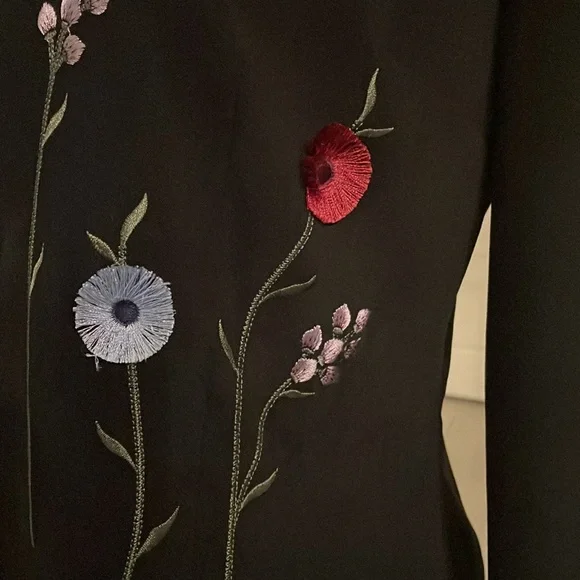 Vintage Positive Attitude Black VelvetTop Size 6 P - Picture 11 of 13